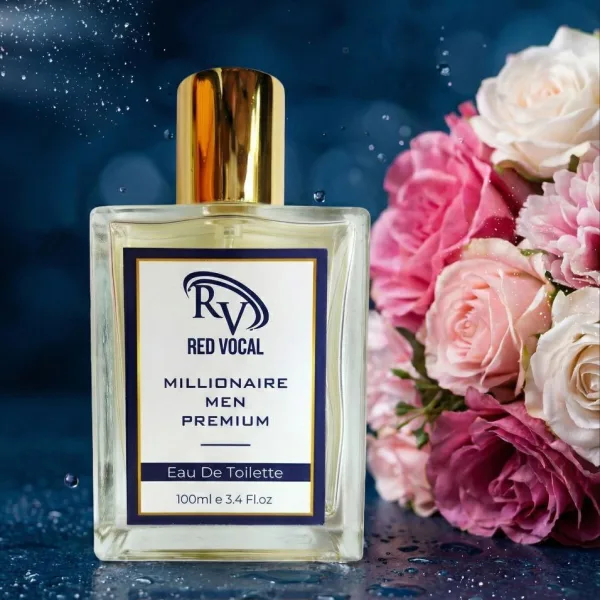 Red Vocal Millionaire Men Premium Perfume Eau De Toilette – Long-Lasting 100ml Bold & Luxurious Fragrance