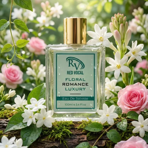 Red Vocal Floral Romance Luxury Premium Perfume Eau De Toilette – Women’s 100ml Elegant & Long-Lasting Fragrance