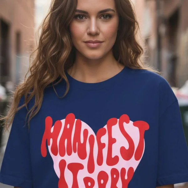 MENIFEST GRAPHIC PRINTED OVERSIZED T-SHIRT