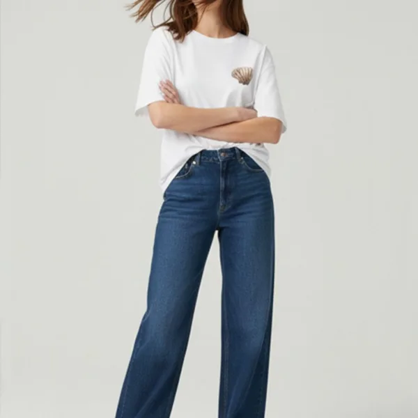 MERMAID GRAPHIC PRINTED OVERSIZED T-SHIRT