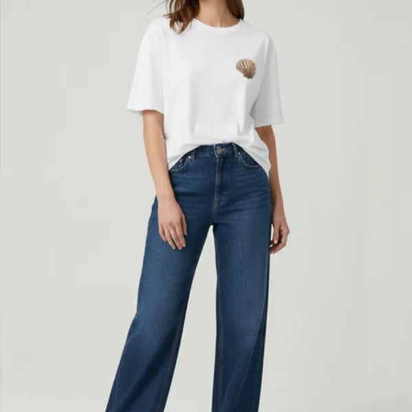 MERMAID GRAPHIC PRINTED OVERSIZED T-SHIRT