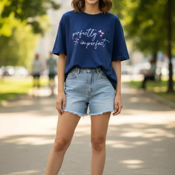PERFECT GRAPHIC PRINTED OVERSIZED T-SHIRT
