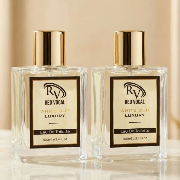 Red Vocal White Oud Luxury Premium Perfume Eau De Toilette – Unisex 100ml Bold & Long-Lasting Set of 2 Fragrance