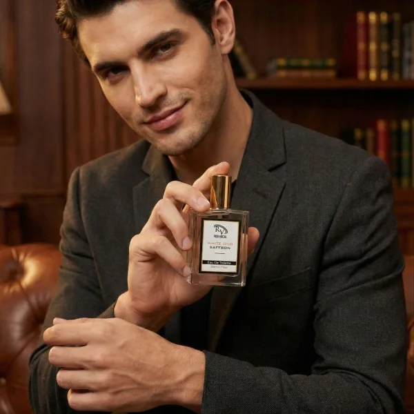Red Vocal White Oud Saffron Premium Perfume Eau De Toilette 50ml –  Luxury Fragrance For Unisex Set of 2