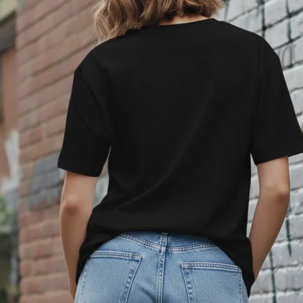 LITTLE FLOWER GRAPHIC PRINTED OVERSIZED T-SHIRT