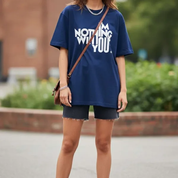 NOTHING WITHOUT YOU OVERSIZED TEE