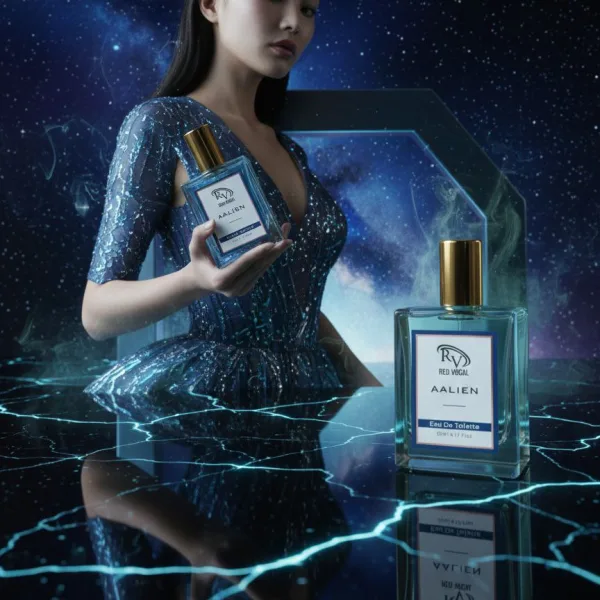 Red Vocal Aalien Premium Perfume Eau De Toilette 50ml – Long Lasting Unisex with Woody Amber Notes Set of 2