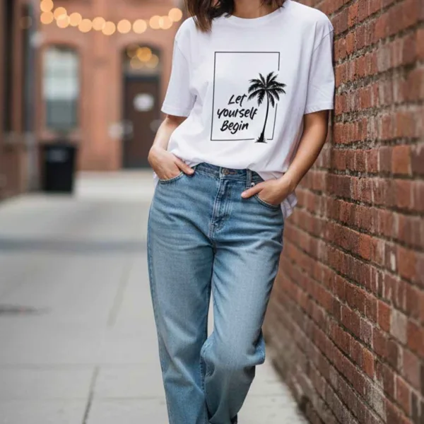 THE OASIS SCRIPT OVERSIZED TEE