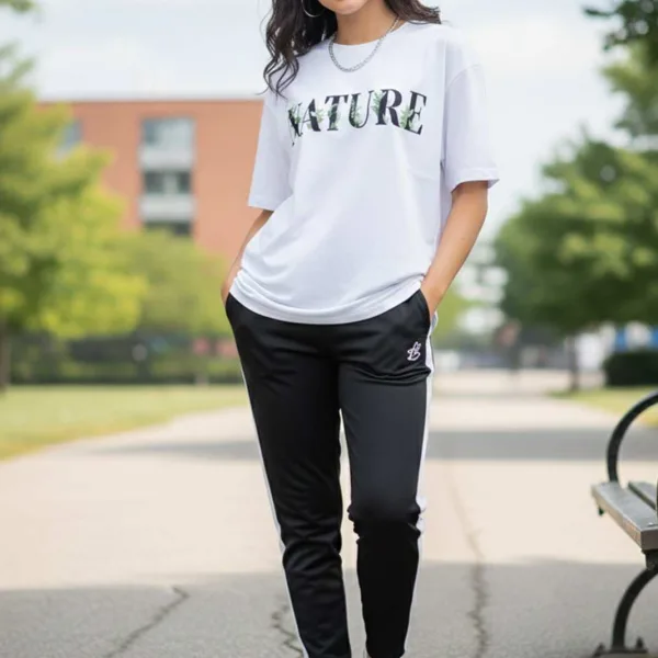 NATURE GRAPHIC PRINTED OVERSIZED TEE