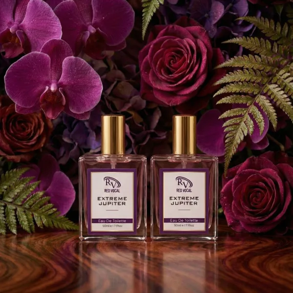 Red Vocal Extreme Jupiter Premium Perfume Eau De Toilette 50ml – Long Lasting Women's Fragrance Set of 2