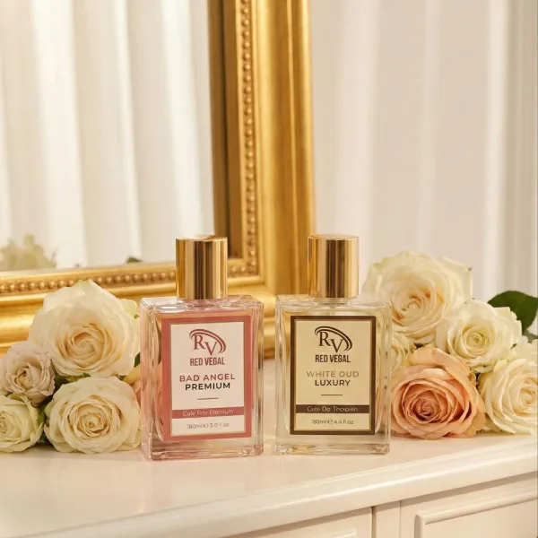 Red Vocal Bad Angel For Women & White Oud Luxury Premium Perfume Set for Unisex | Long-Lasting Eau De Toilette | Women & Unisex | 2 × 100ml Combo