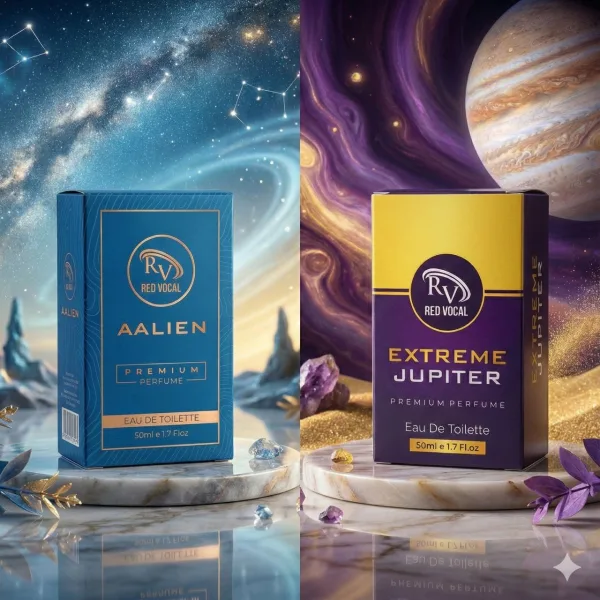 Red Vocal Aalien For Unisex & Extreme Jupiter Premium Perfume For Women Combo | Eau De Toilette | 2 x 50ml