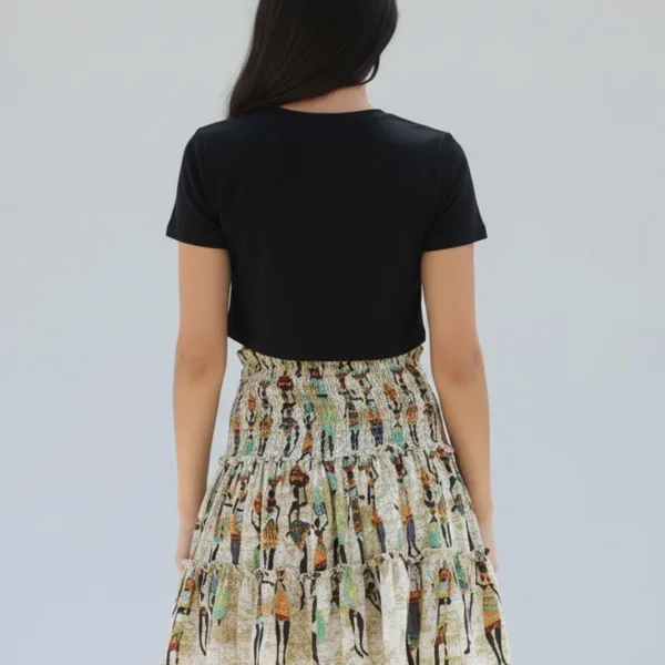 STENZO FASHION GRAPHIC PRINTED CROP TEE