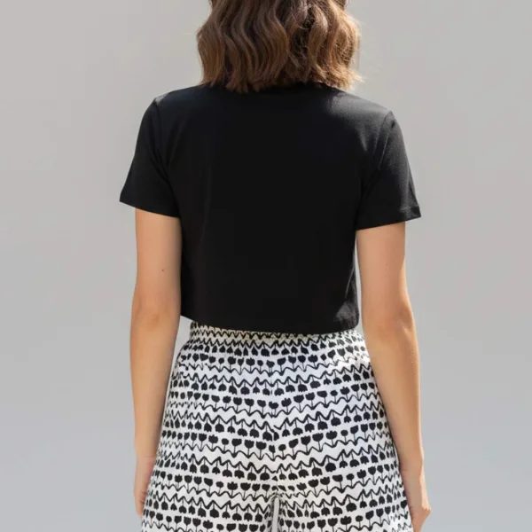 STENZO GRAPHIC PRINTED CROP TOP