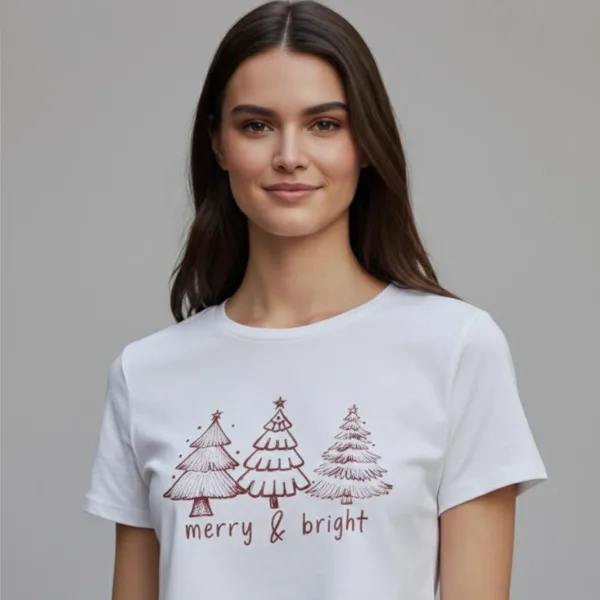 CHRISTMAS SPECIAL GRAPHIC PRINTED CROP TEE