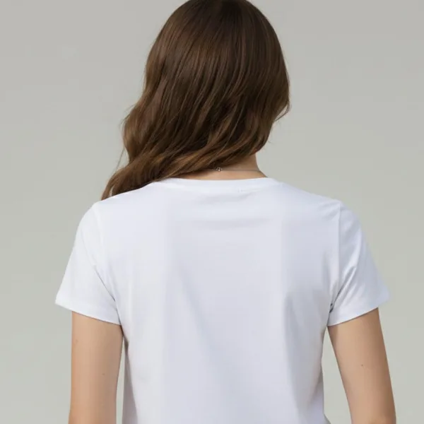 SHELL GRAPHIC PRINTED CROP TEE