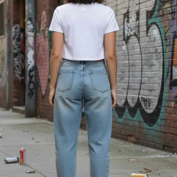 WITHOUT YOU GRAPHIC CROP TEE