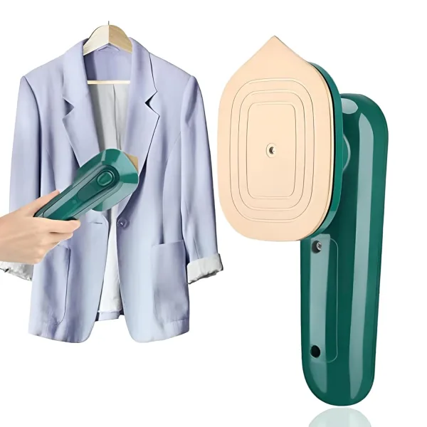 Compact Handheld Steamer | Quick Heat | Dual-Mode Ironing | Fabric-Safe Soleplate | Travel-Friendly Design | Easy-to-Use Visible Water Tank