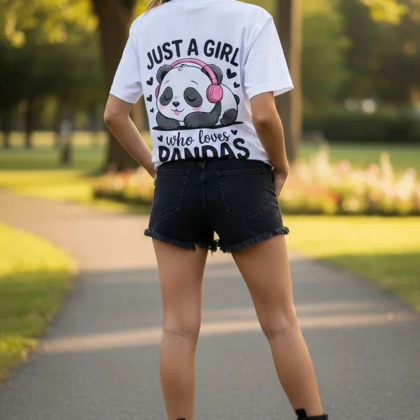 PANDA GRAPHIC PRINTED REGULAR TEE