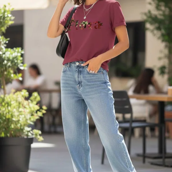 FLORA GRAPHIC PRINTED REGULAR TEE