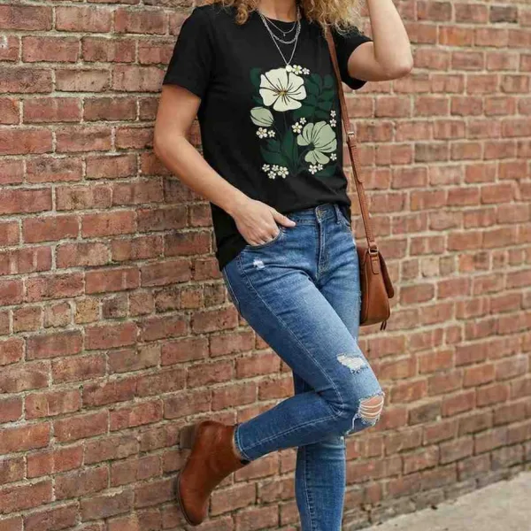 BOTANICAL GRAPHIC REGULAR TEE