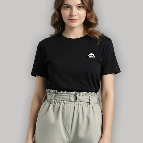 PANDA GRAPHIC PRINTED REGULAR T-SHIRT