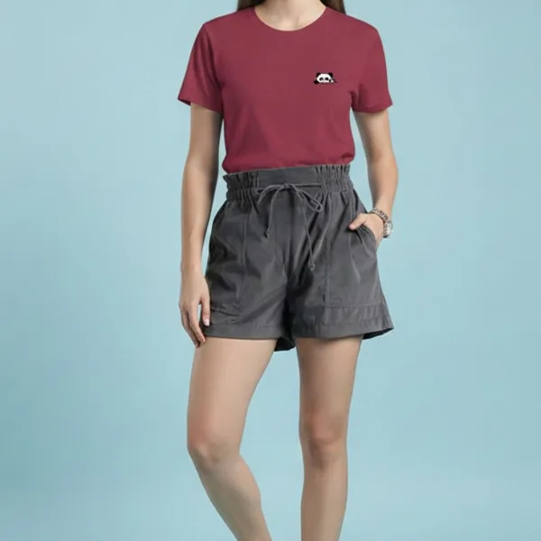 PANDA GRAPHIC PRINTED REGULAR T-SHIRT