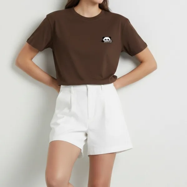 PANDA GRAPHIC PRINTED REGULAR T-SHIRT