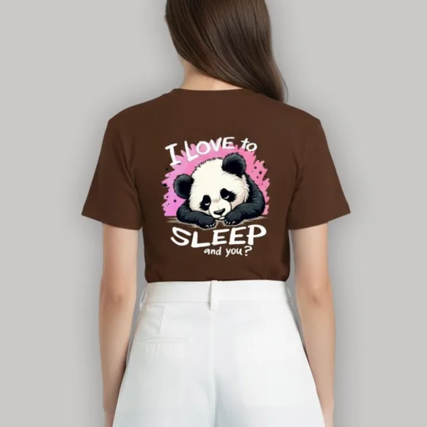 PANDA GRAPHIC PRINTED REGULAR T-SHIRT