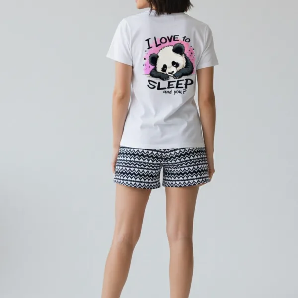 PANDA GRAPHIC PRINTED REGULAR T-SHIRT