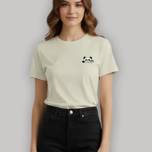 PANDA GRAPHIC PRINTED REGULAR T-SHIRT