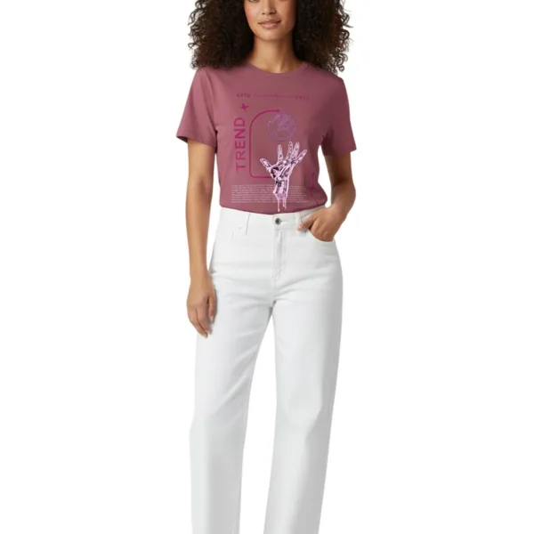 TREND GRAPHIC PRINTED REGULAR T-SHIRT