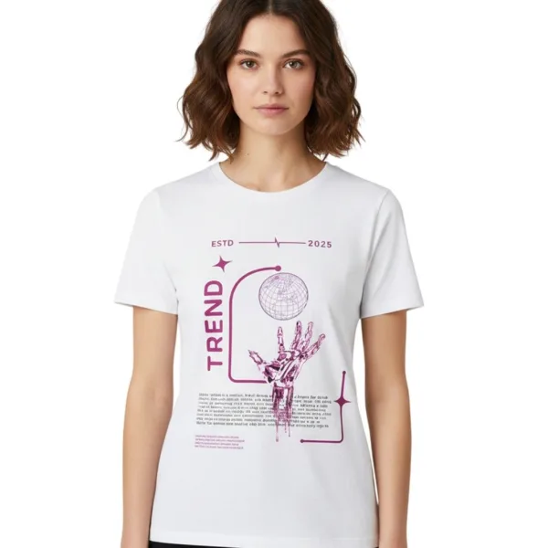 TREND GRAPHIC PRINTED REGULAR T-SHIRT