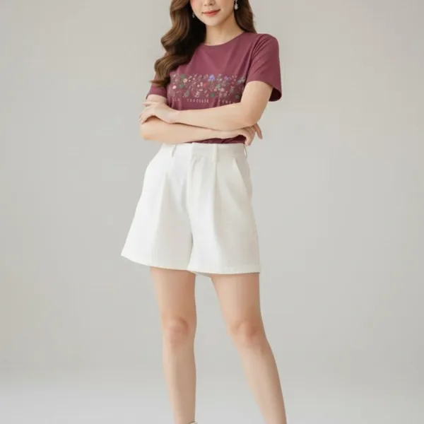 BOTANICAL GRAPHIC PRINTED REGULAR T-SHIRT