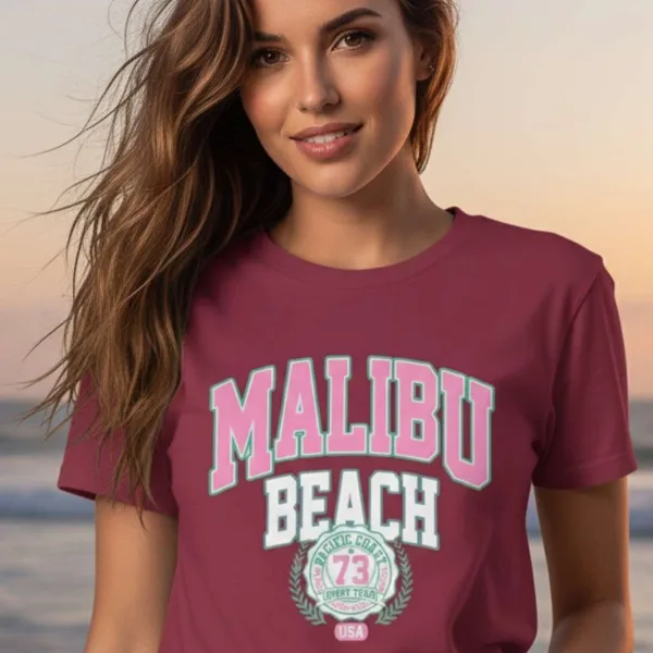 MALIBU GRAPHIC PRINTED REGULAR T-SHIRT