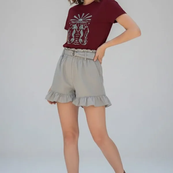 TWIN MERMAID GRAPHIC PRINTED T-SHIRT