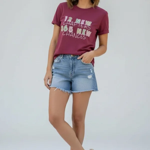 NEW YEAR GRAPHIC PRINTED REGULAR T-SHIRT