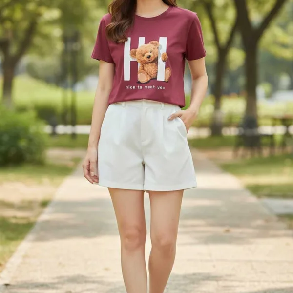 TEDDY GRAPHIC PRINTED REGULAR T-SHIRT