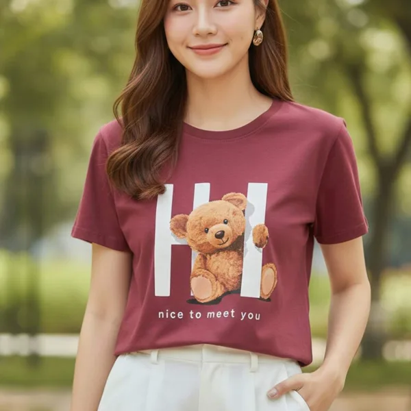 TEDDY GRAPHIC PRINTED REGULAR T-SHIRT