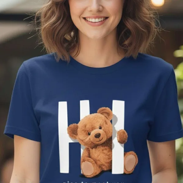 TEDDY GRAPHIC PRINTED REGULAR T-SHIRT