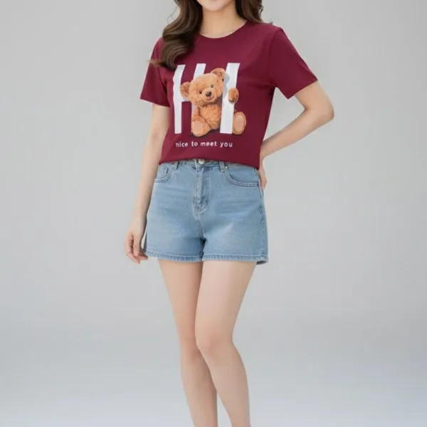 TEDDY GRAPHIC PRINTED REGULAR T-SHIRT