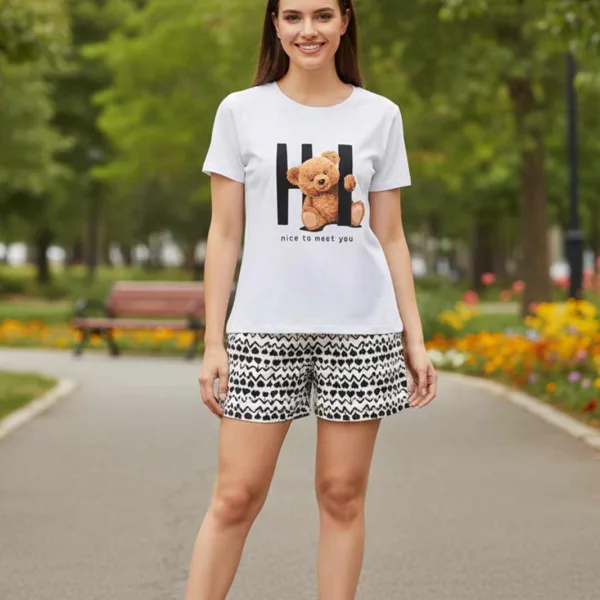 TEDDY GRAPHIC PRINTED REGULAR T-SHIRT