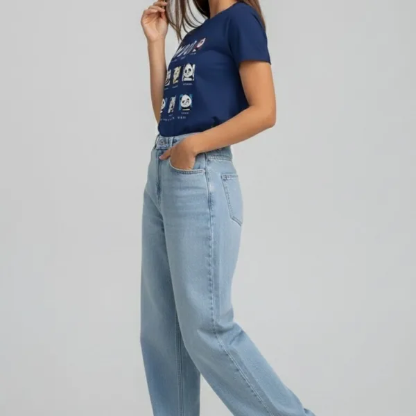 PANDA'S MOOD PRINTED REGULAR T-SHIRT