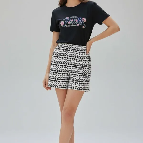 PREETY GRAPHIC PRINTED REGULAR T-SHIRT