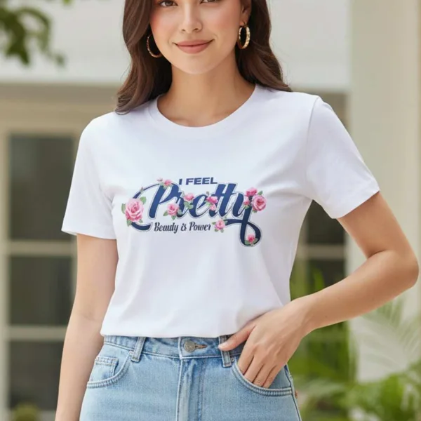 PREETY GRAPHIC PRINTED REGULAR T-SHIRT
