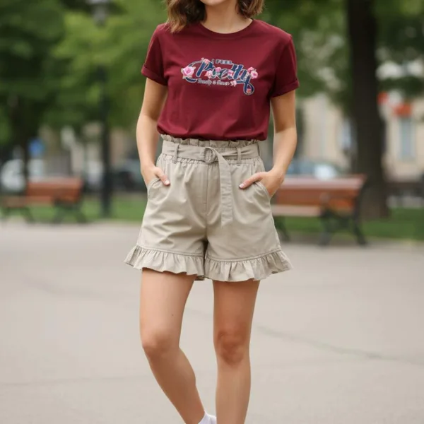 PREETY GRAPHIC PRINTED REGULAR T-SHIRT