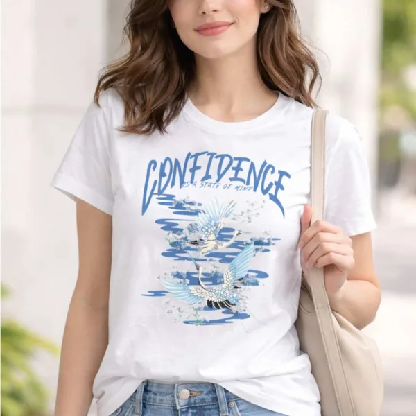 CONFIDENCE GRAPHIC PRNITED REGULAR TEE