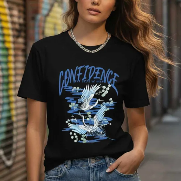 CONFIDENCE GRAPHIC PRNITED REGULAR TEE