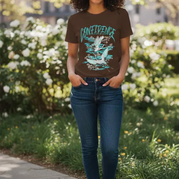 CONFIDENCE GRAPHIC PRNITED REGULAR TEE