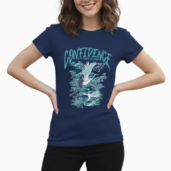CONFIDENCE GRAPHIC PRNITED REGULAR TEE
